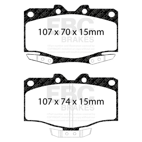 EBC Brakes Pad and Disc Kit (PDKF1982)