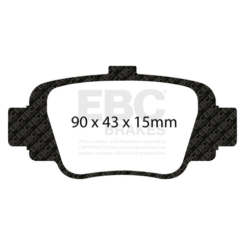 EBC Brakes Pad and Disc Kit (PDKR657)