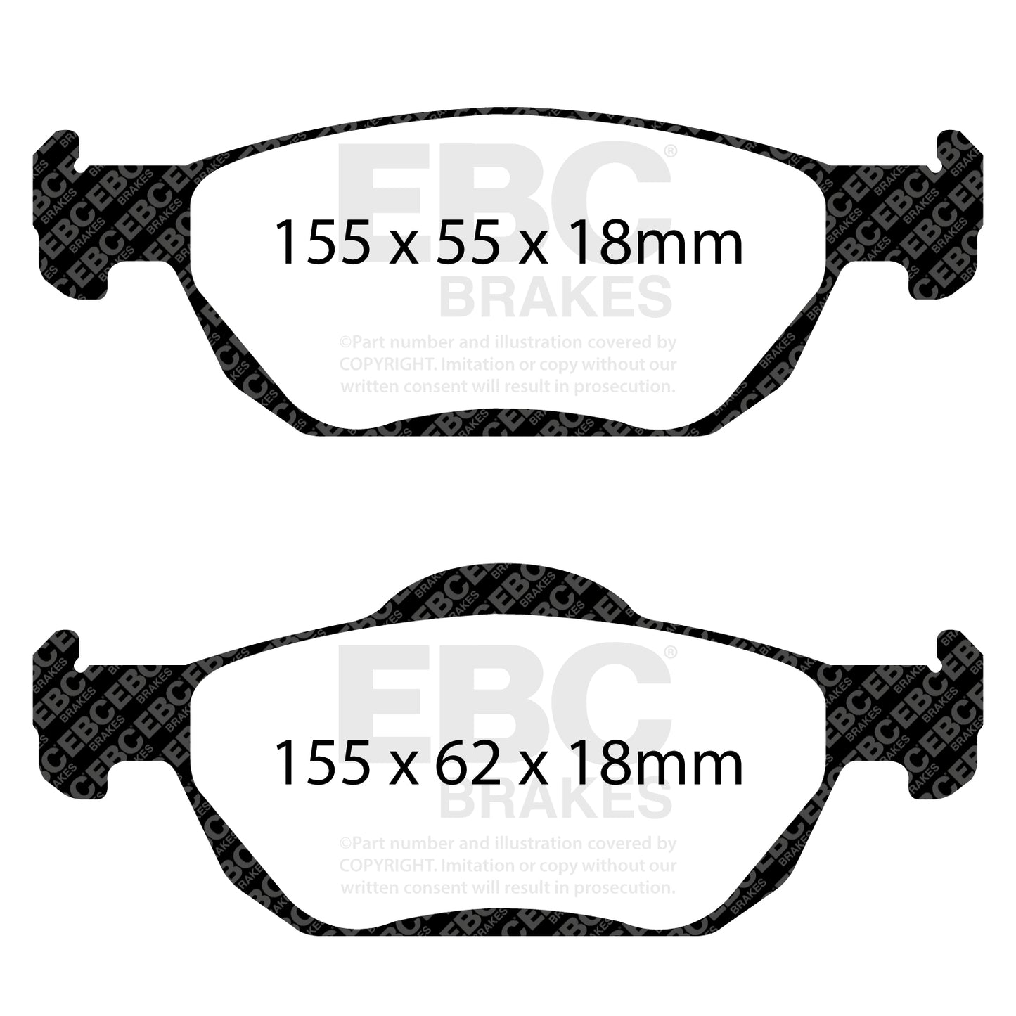 EBC Brakes Pad and Disc Full vehicle Kit (PD40K823)