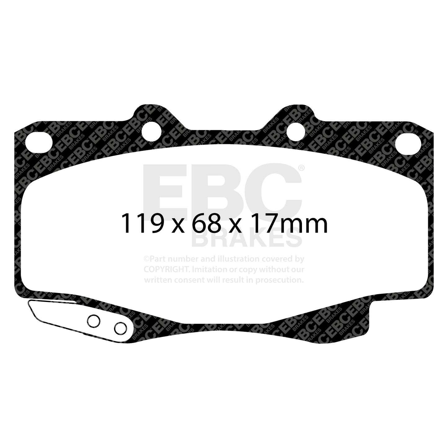 EBC Brakes Pad  and  Disc Kit (PD01KF1858)