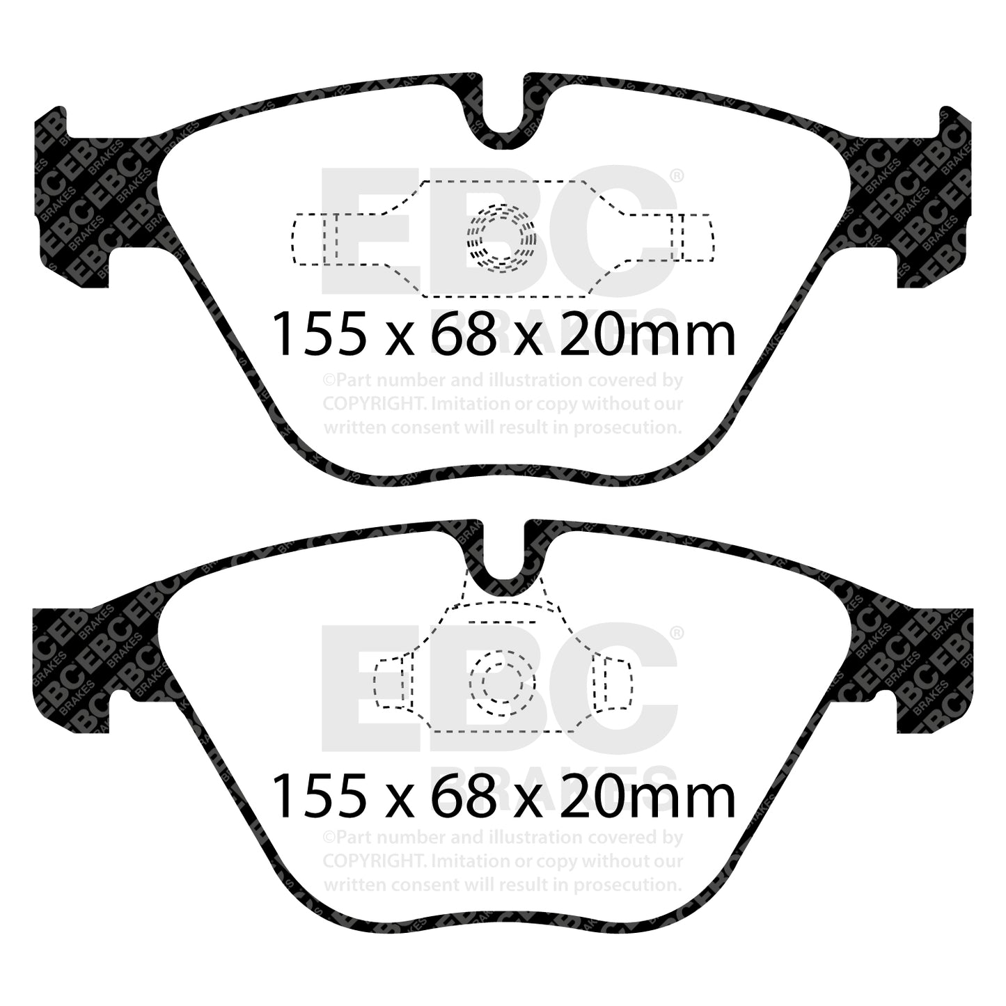 EBC Brakes Pad and Disc Kit (PD08KF103)