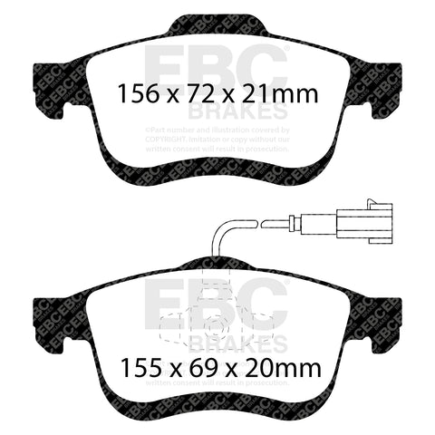 EBC Brakes Pad and Disc Kit (PDKF636)