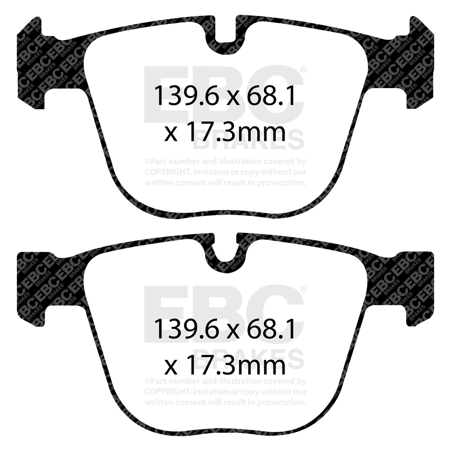 EBC Brakes Pad and Disc Full vehicle Kit (PD40K383)