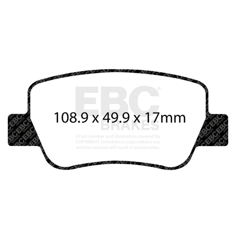 EBC Brakes Pad and Disc Full vehicle Kit (PD40K1806)