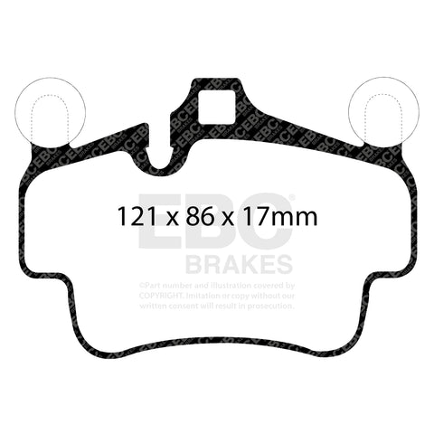 EBC Brakes Pad and Disc Kit (PD03KR588)