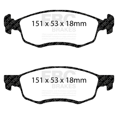 EBC Brakes Pad and Disc Kit (PDKF545)