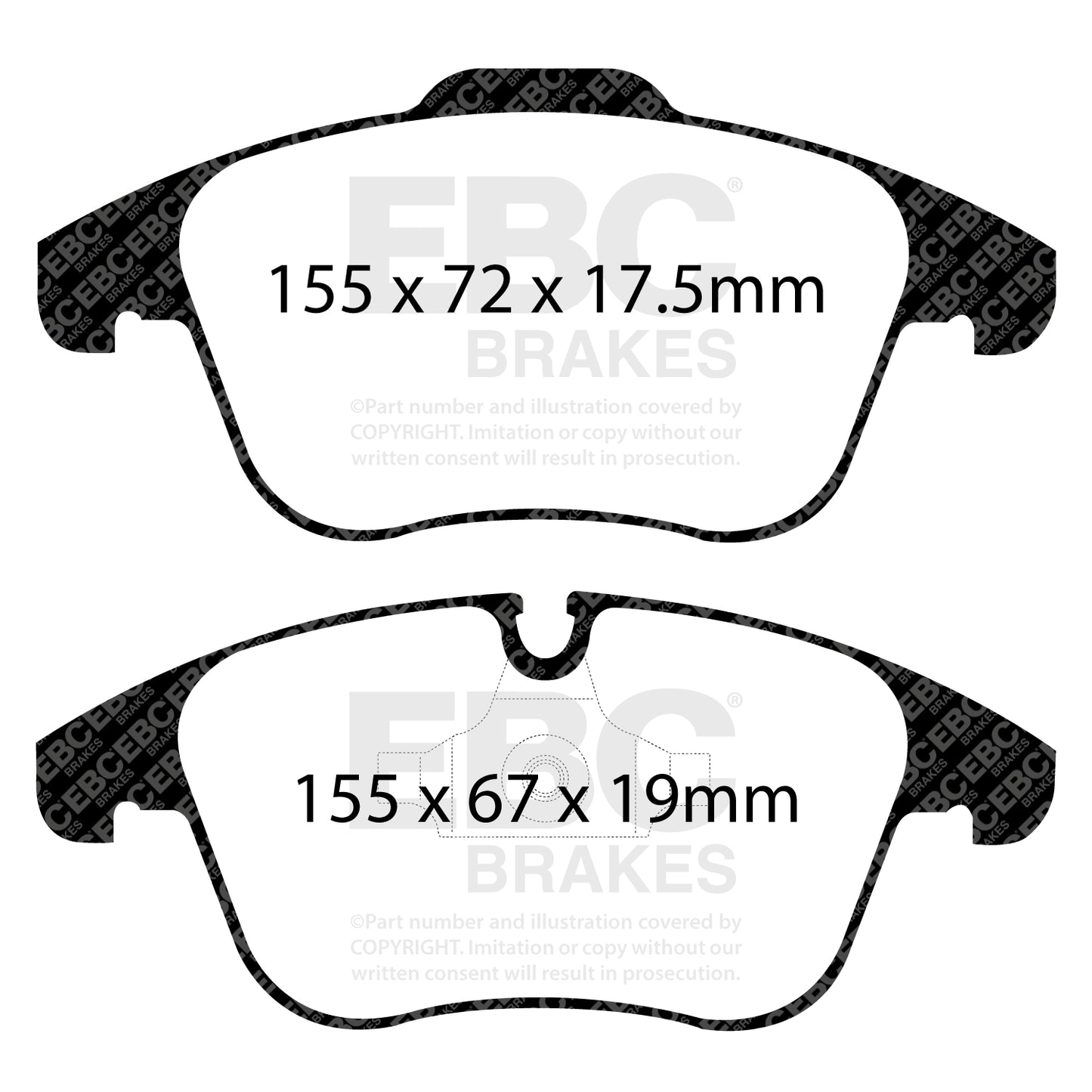 EBC Brakes Pad and Disc Full vehicle Kit (PD40K579)