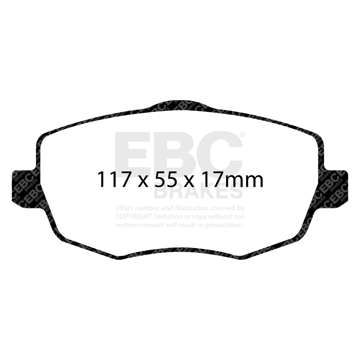 EBC Brakes Pad and Disc Kit (PDKF1055)