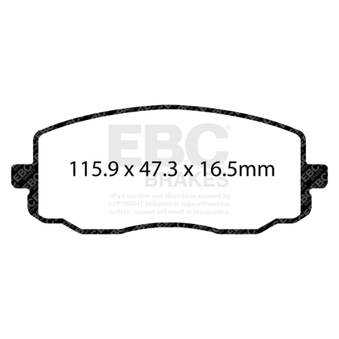 EBC Brakes Pad and Disc Kit (PDKF931)