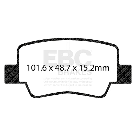 EBC Brakes Pad and Disc Full vehicle Kit (PD40K1879)