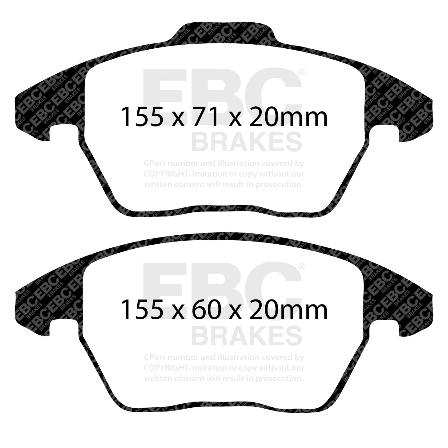 EBC Brakes Pad and Disc Full vehicle Kit (PD40K1481)