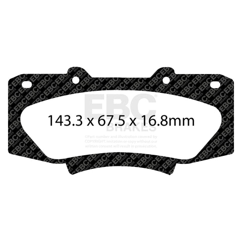EBC Brakes Pad  and  Disc Kit (PD01KF1512)