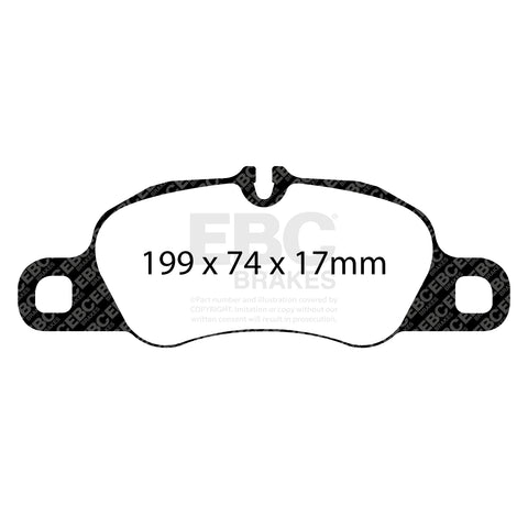 EBC Brakes RPX Racing Pad (DP82057RPX) Front