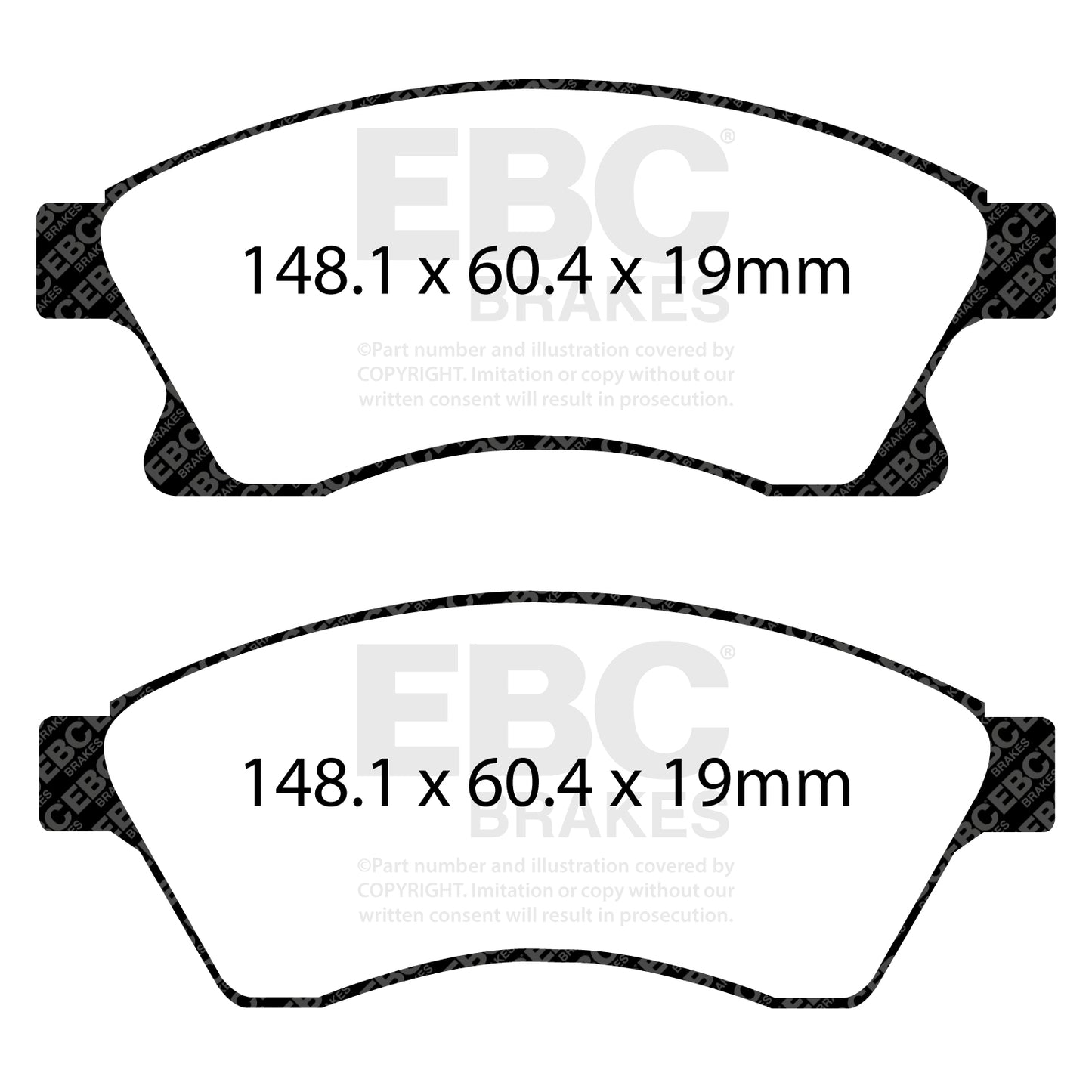 EBC Brakes Pad and Disc Kit (PD06KF128)