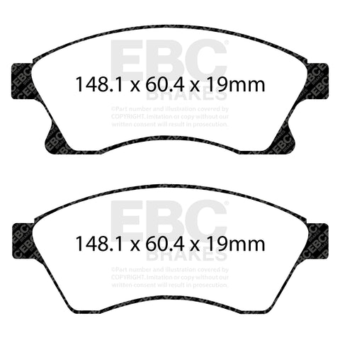 EBC Brakes Pad and Disc Full vehicle Kit (PD40K479)