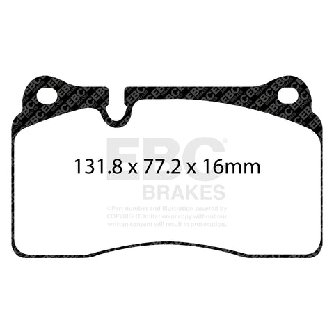 EBC Brakes RP1 Racing Pad (DP82070RP1) Front