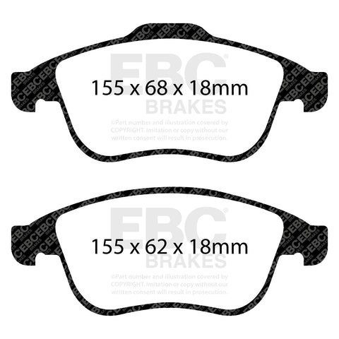 EBC Brakes Pad and Disc Full vehicle Kit (PD40K2324)