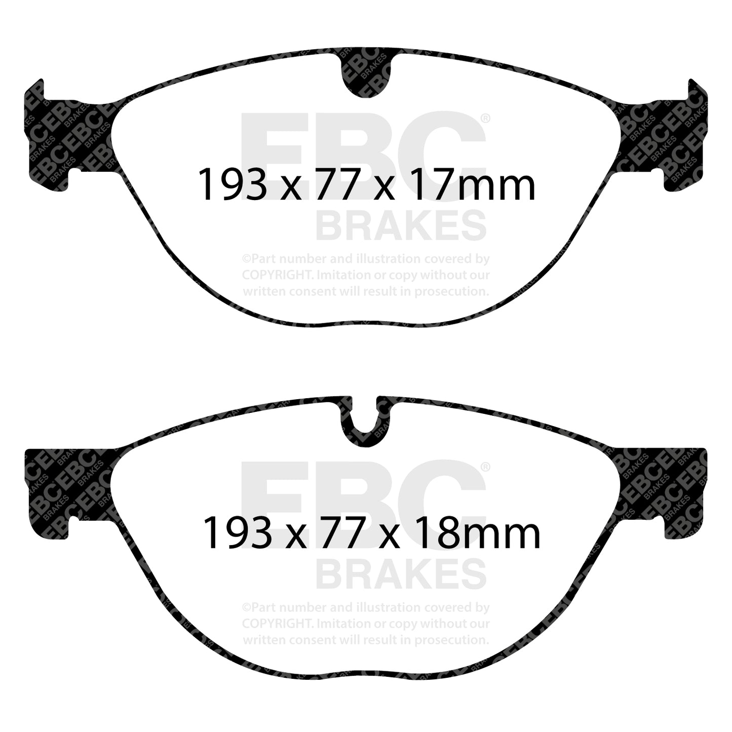 EBC Brakes Pad  and  Disc Kit (PD02KF261)