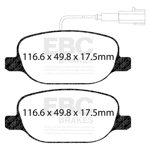 EBC Brakes Pad  and  Disc Kit (PD02KR008)