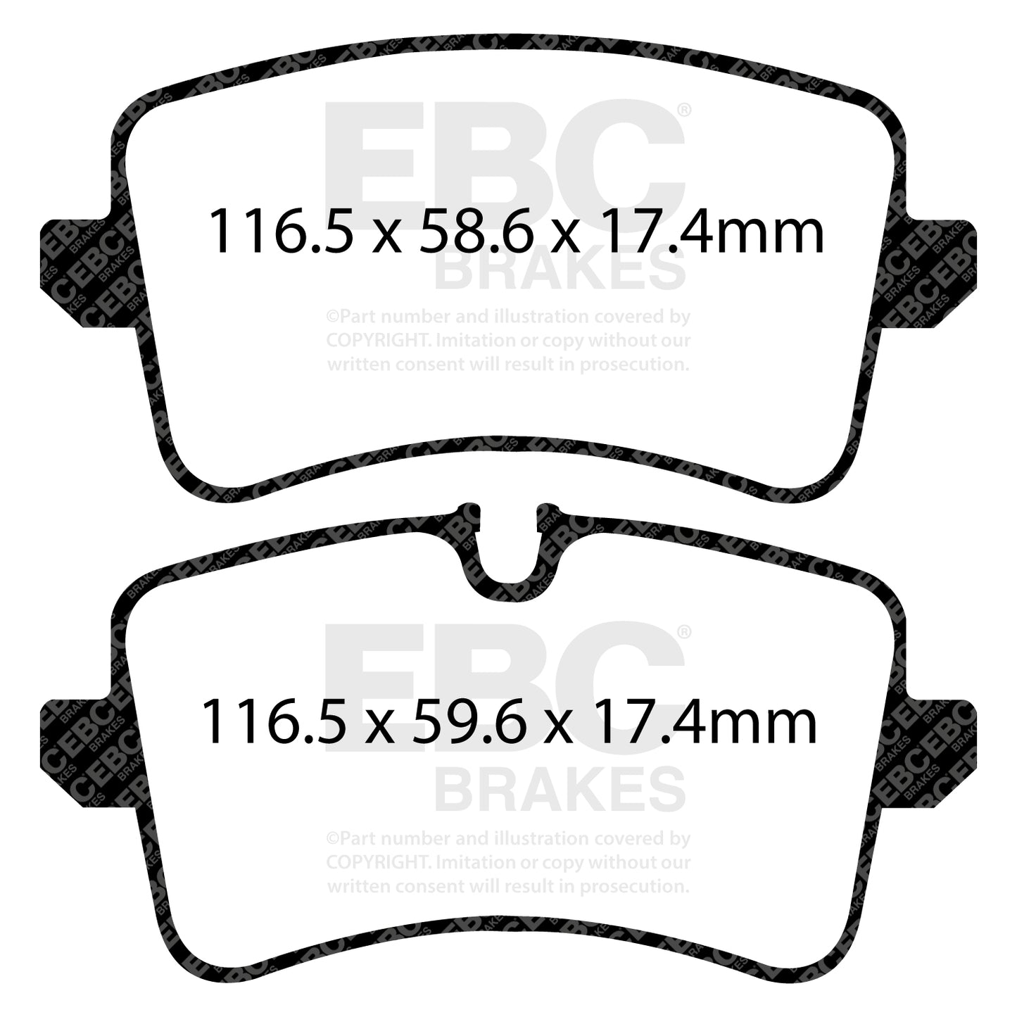 EBC Racing RP-X Track and Race Brake Pads (DP82082RPX)