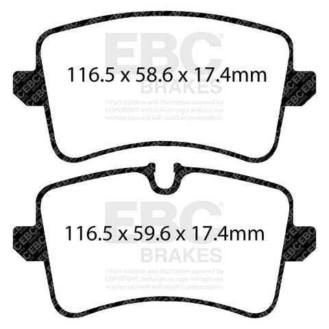 EBC Racing Brake Pads - (DP82082RPX) Rear