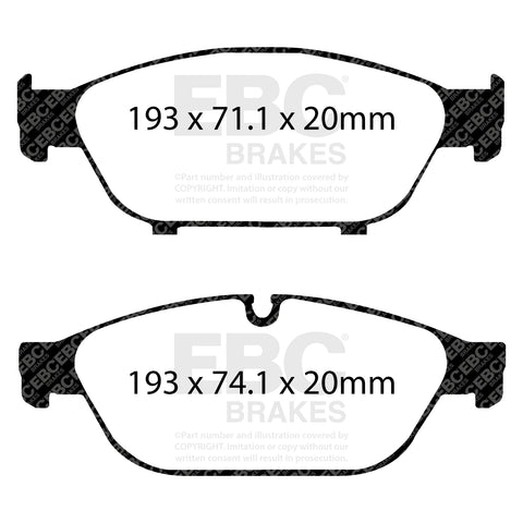 EBC Brakes Pad and Disc Kit (PD13KF818)