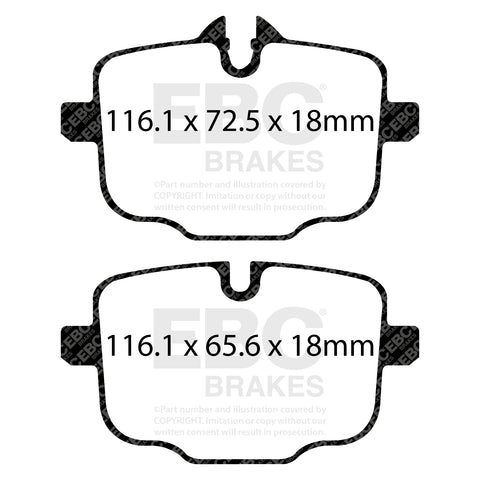 EBC Full Race RPX Pad & 2pc Disc Kit (P2DK063RPX) Front + Rear