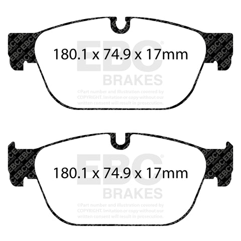 EBC Brakes Pad and Disc Full vehicle Kit (PD40K1538)