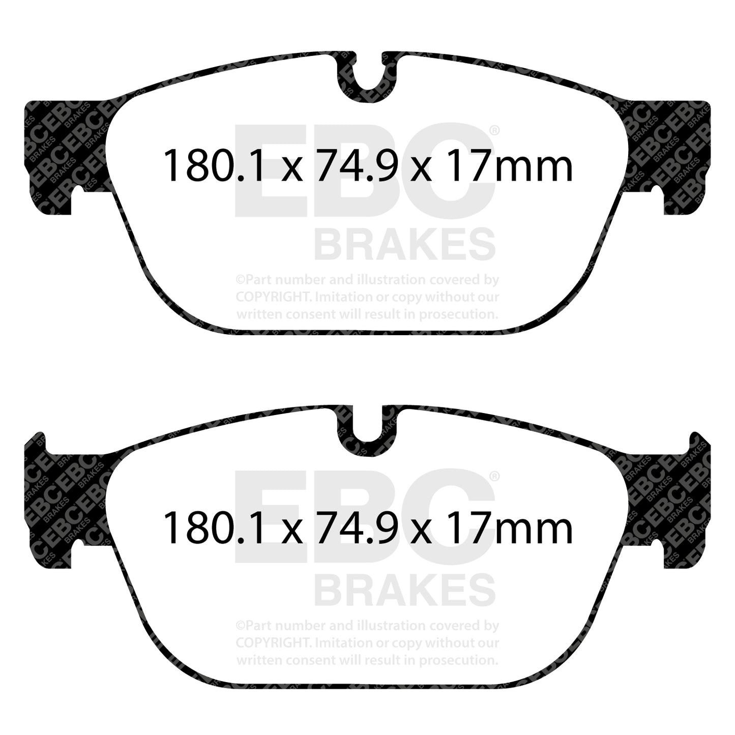 EBC Brakes Pad and Disc Full vehicle Kit (PD40K1527)