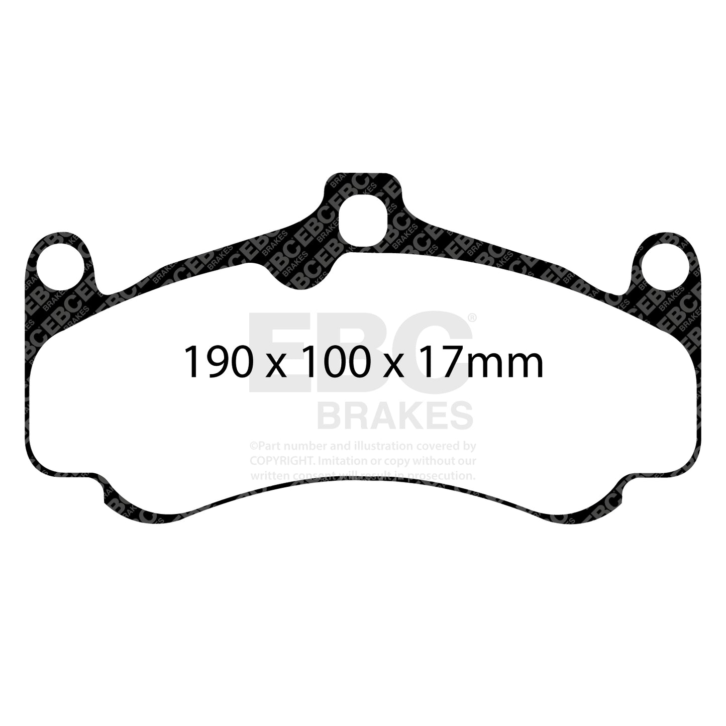 EBC Brakes RP1 Racing Pad (DP82094RP1) Front