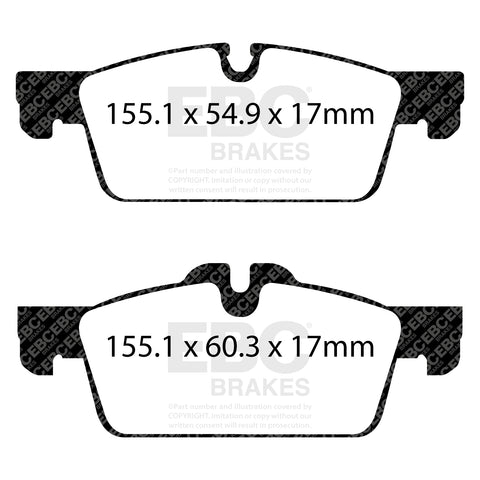 EBC Brakes Pad and Disc Full vehicle Kit (PD40K1523)