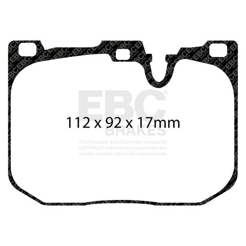 EBC Full Race RP1 Pad & 2pc Disc Kit - (P2DK014RP1) Front