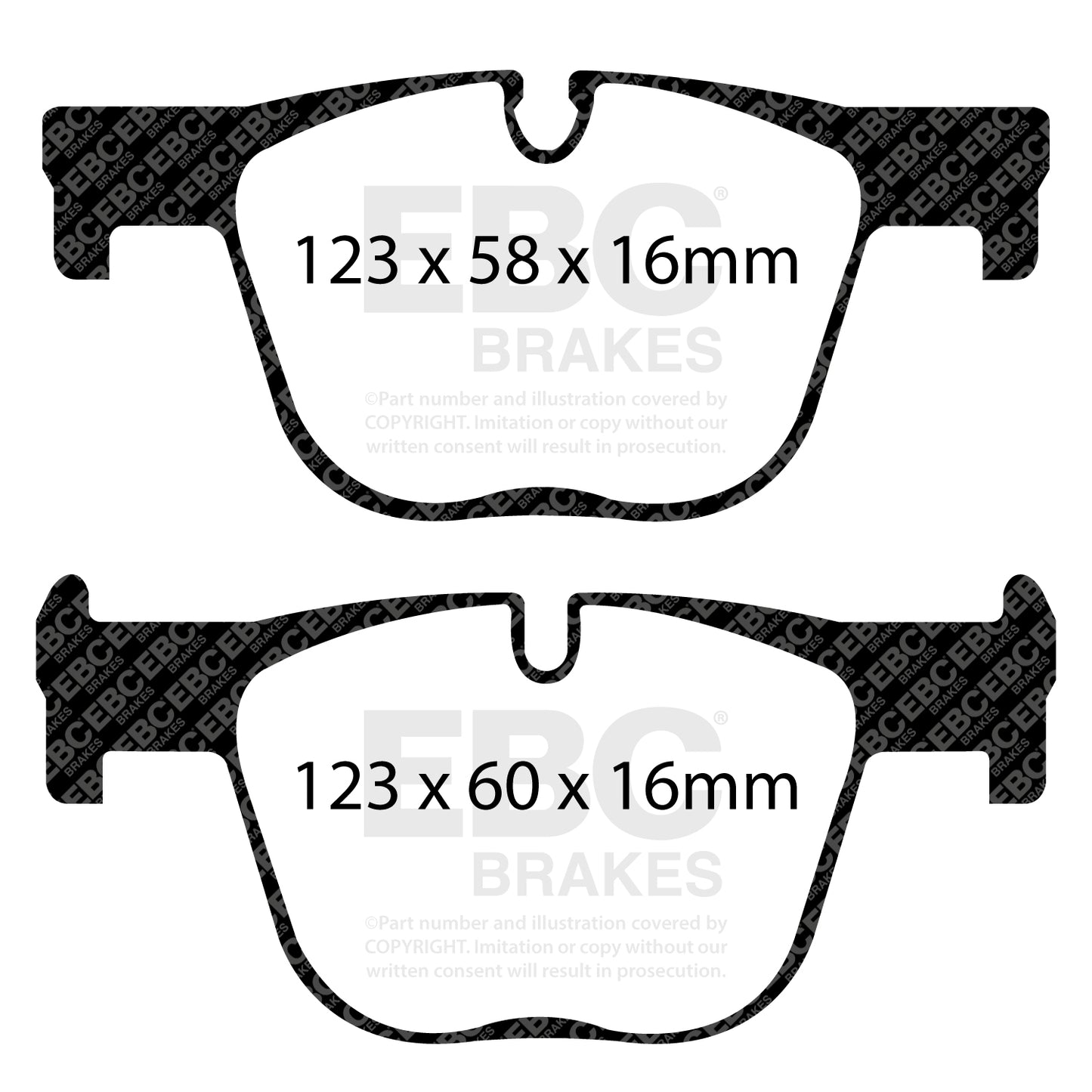 EBC Greenstuff 2000 Series Sport Brake Pad Set (DP22131)