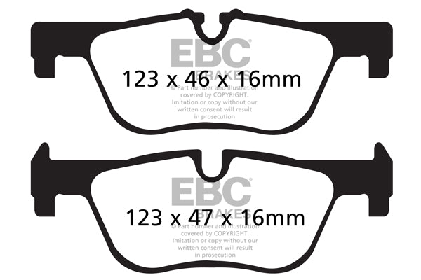 EBC Bluestuff NDX Trackday Brake Pad Set (DP52132NDX)