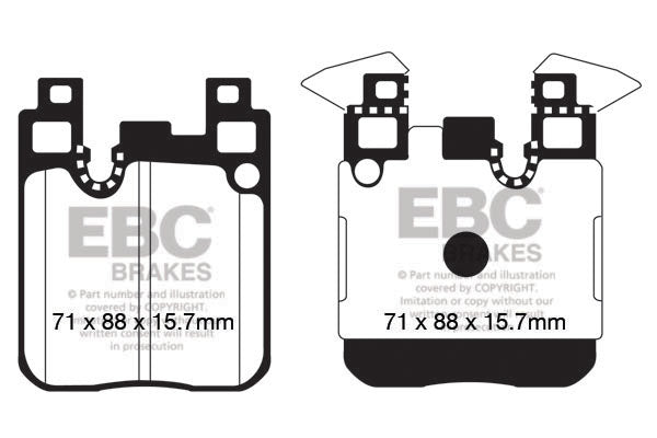 EBC Ultimax OE Replacement Brake Pad Set (DPX2133)