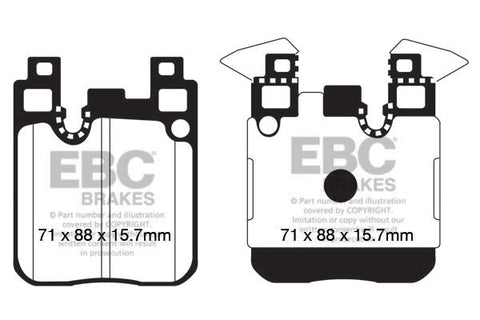 EBC Ultimax OE Replacement Brake Pad Set (DPX2133)