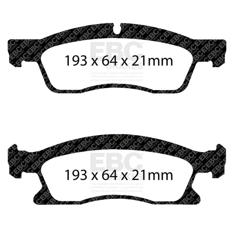 EBC Brakes Pad and Disc Full vehicle Kit (PD40K2351)