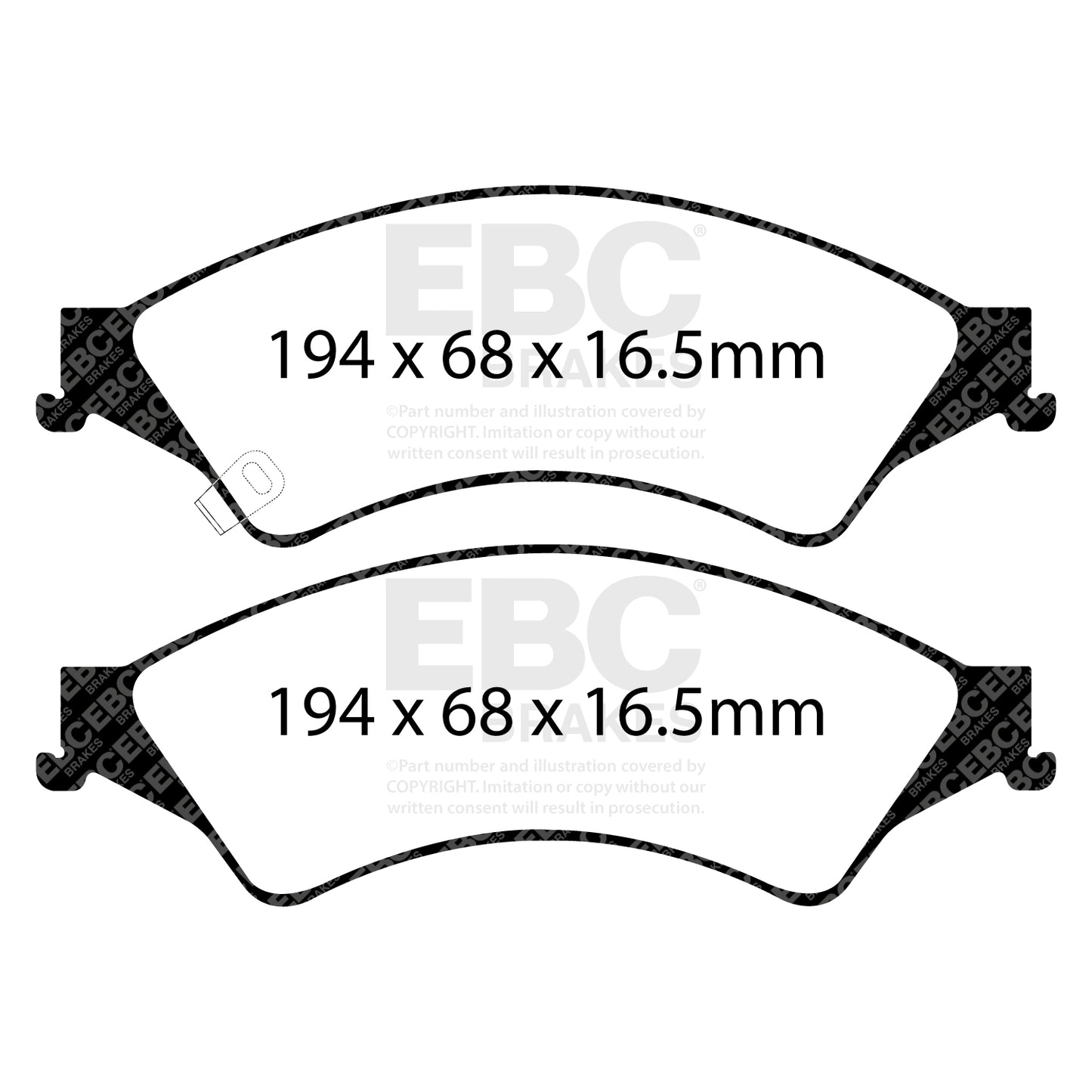 EBC Brakes Pad and Disc Kit (PDKF788)