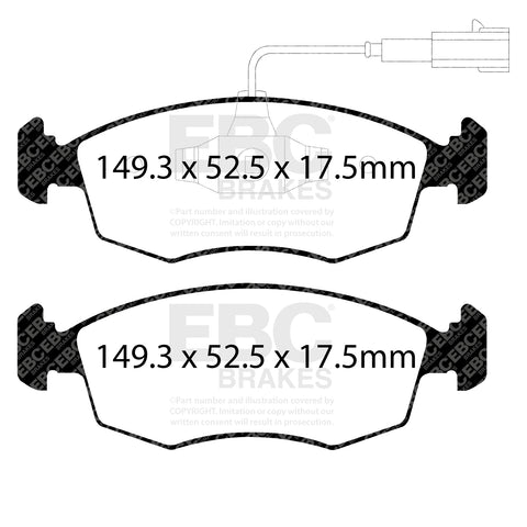 EBC Brakes Pad  and  Disc Kit (PD01KF465)