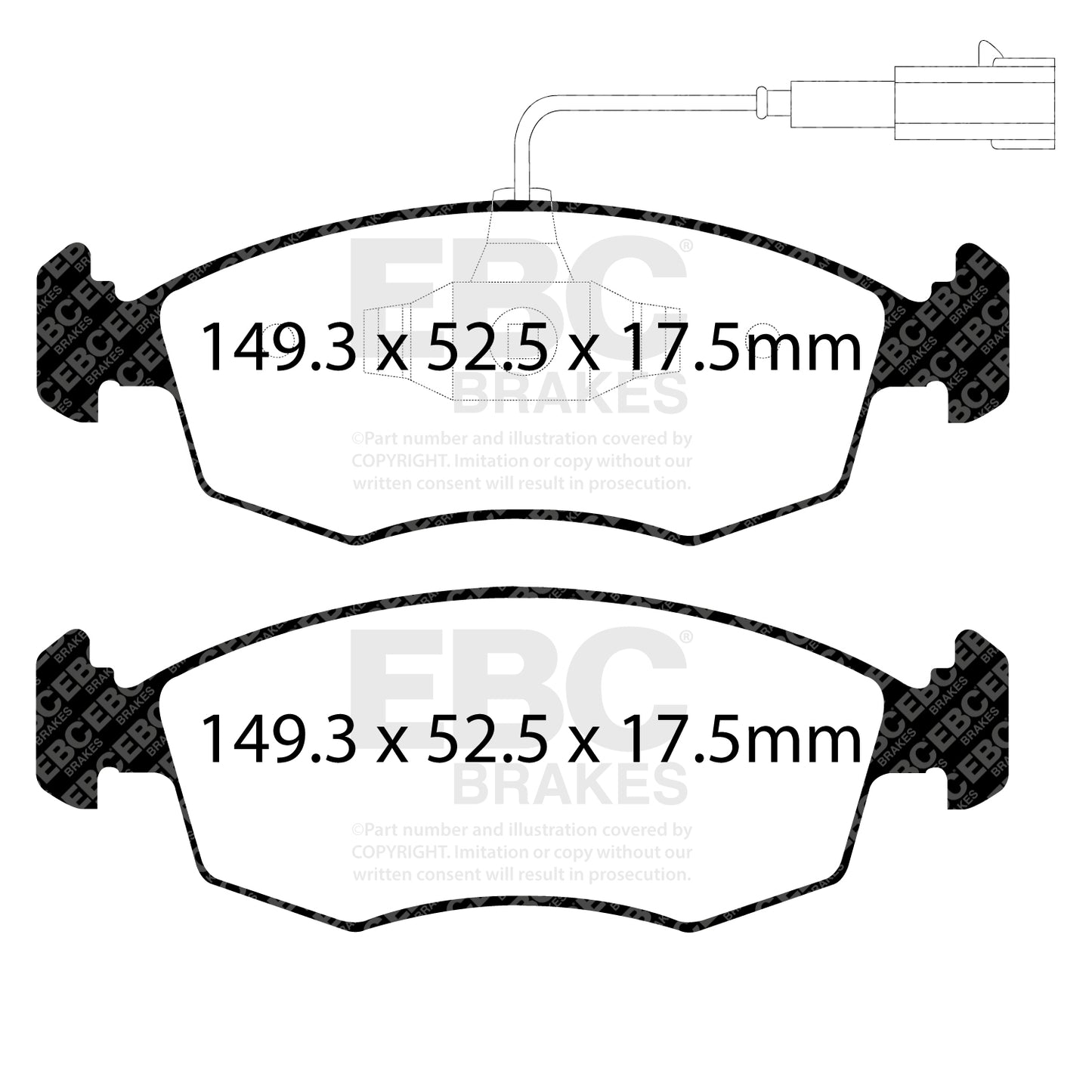 EBC Brakes Pad and Disc Kit (PD11KF1282)