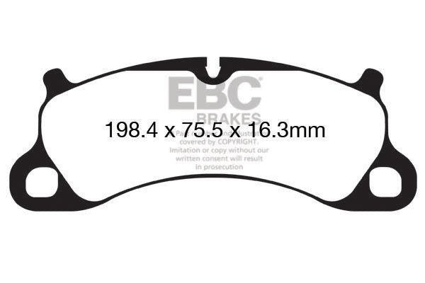 EBC Brakes RPX Racing Pad (DP82144RPX) Front