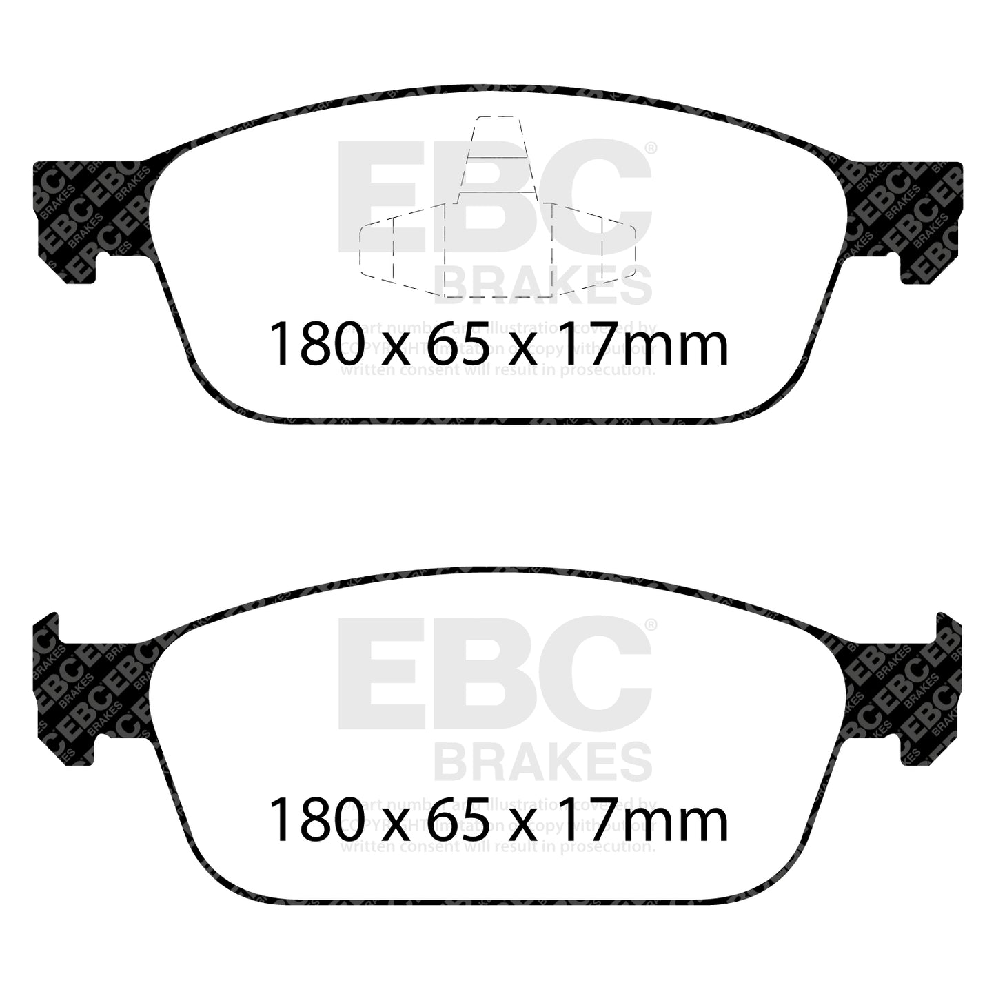 EBC Greenstuff 2000 Series Sport Brake Pad Set (DP22145)