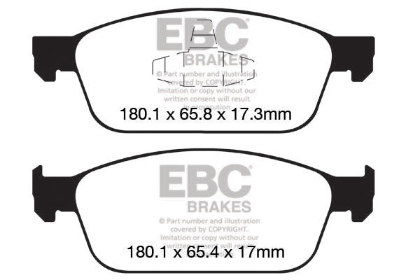 EBC Orangestuff 9000 Series Race Brake Pad Set (DP92145)