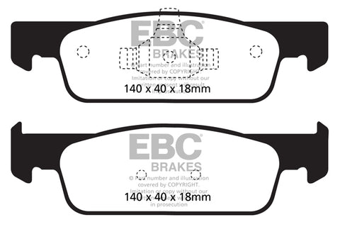 EBC Ultimax OE Replacement Brake Pad Set (DPX2146)