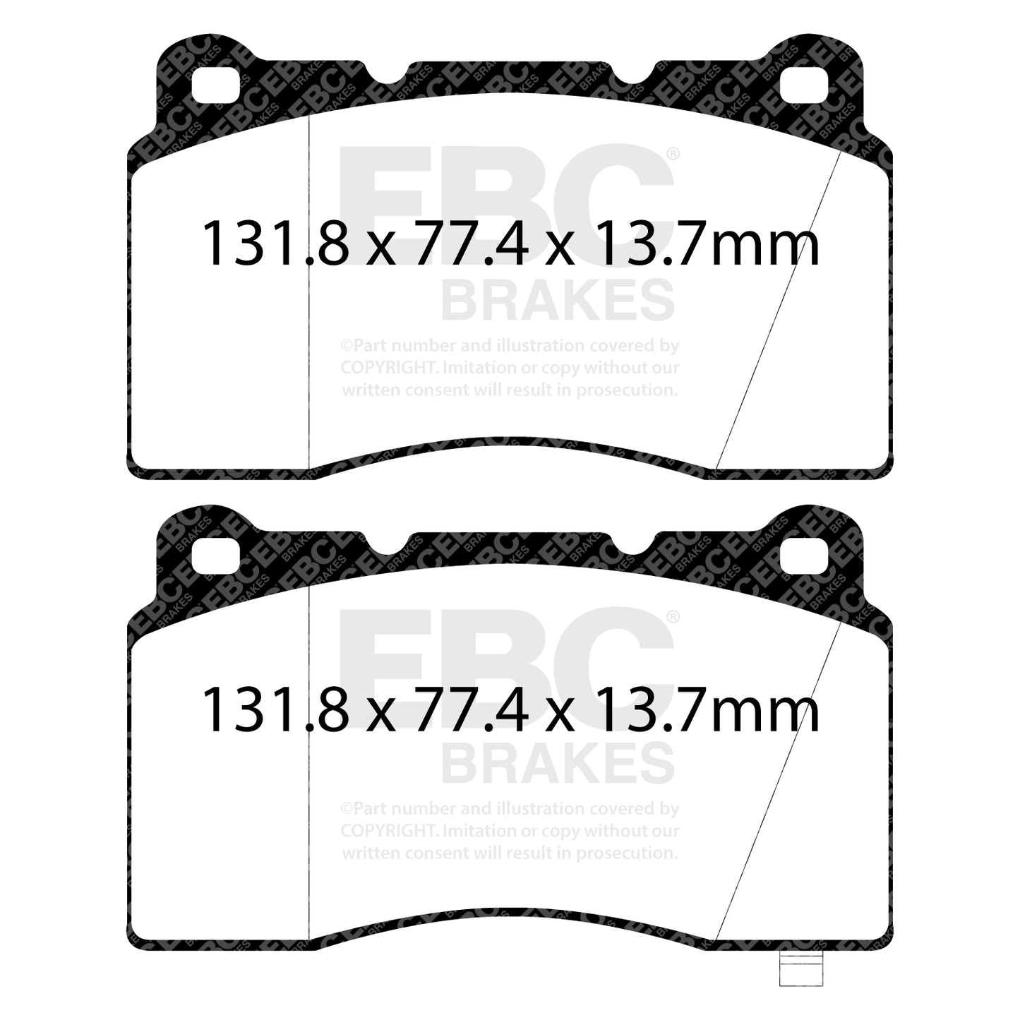 EBC Brakes Pad and Disc Kit (PD07KF320)