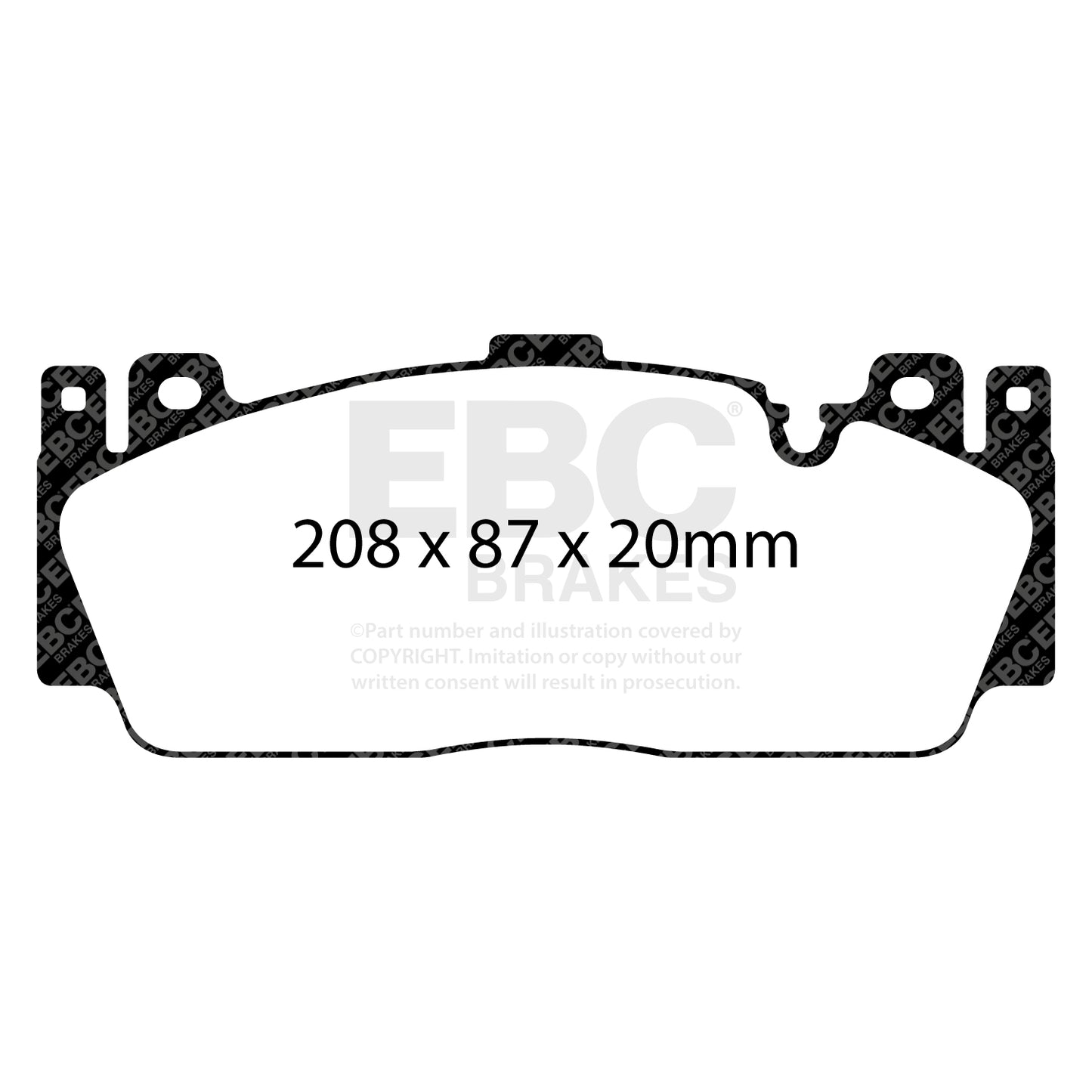 EBC RP1 Brake Pads DP82148RP1 Front