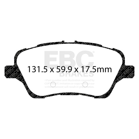 EBC Greenstuff 2000 Series Sport Brake Pad Set (DP22149)