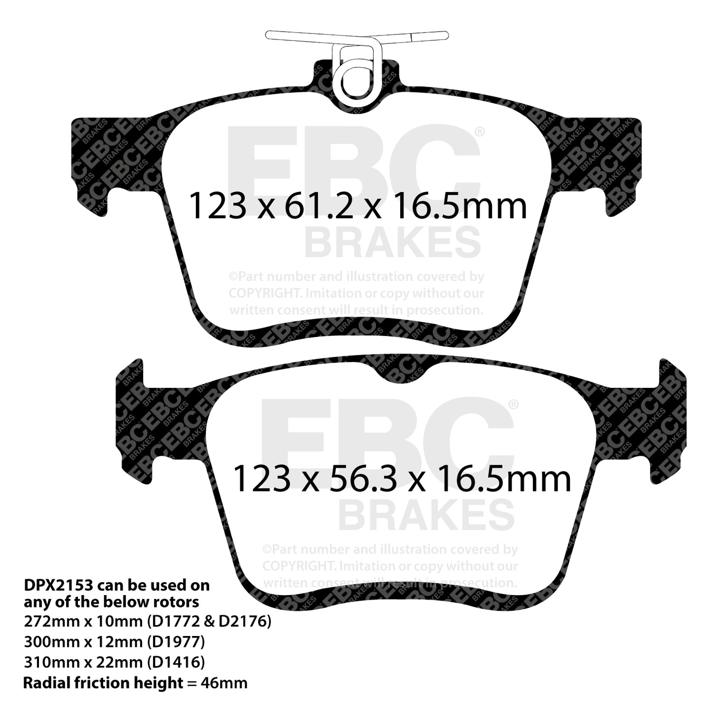 EBC Brakes Pad and Disc Kit (PD12KR259)