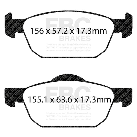 EBC Brakes Pad and Disc Full vehicle Kit (PD40K2365)
