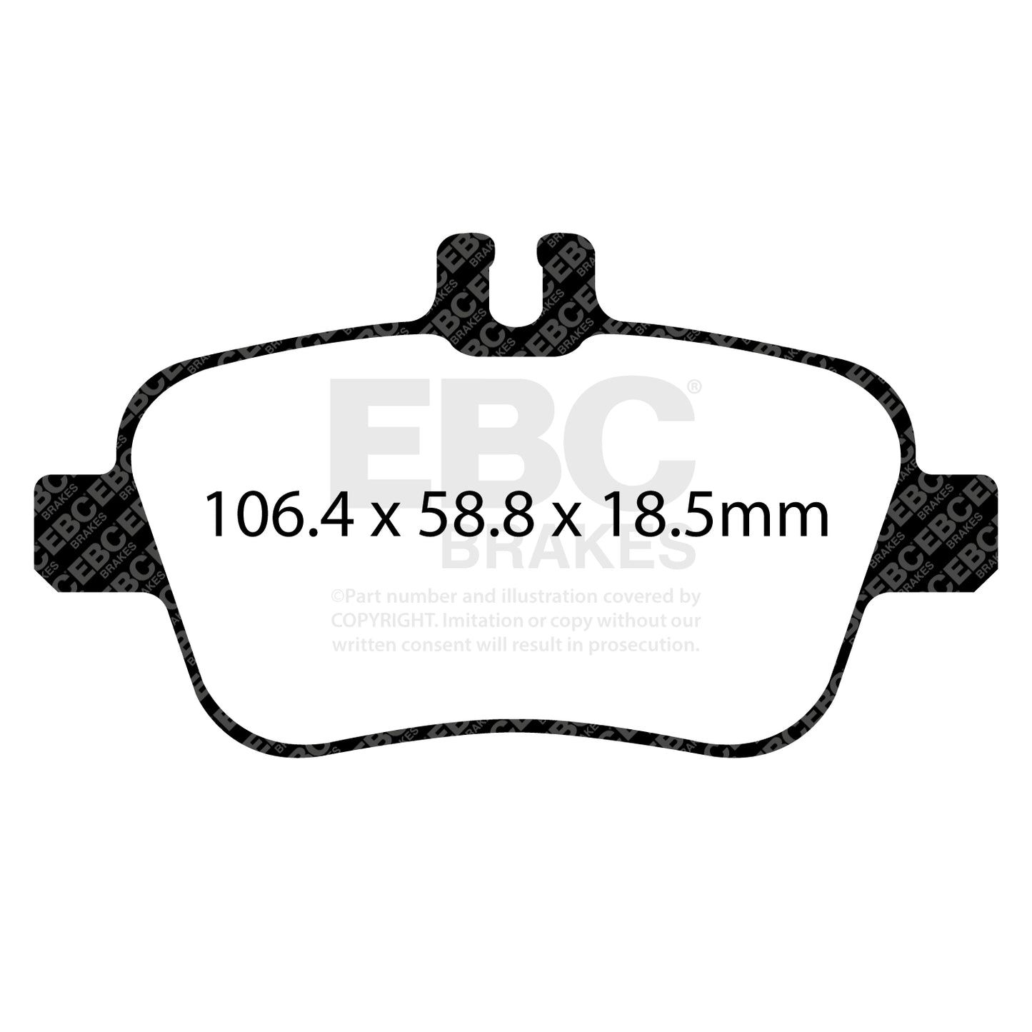 EBC Yellowstuff 4000 Series Street and Track Brake Pad Set (DP42157R)